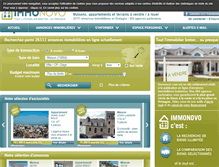 Tablet Screenshot of immonovo.com